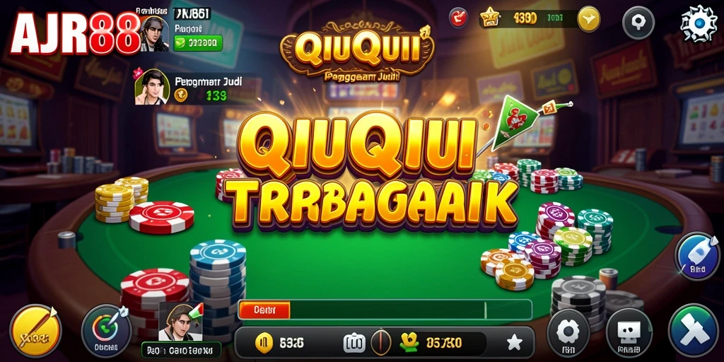 Tampilan gameplay QiuQiu yang seru dan menarik.