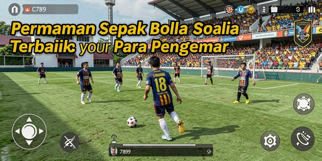 Tampilan gameplay seru dalam C789 yang memukau.