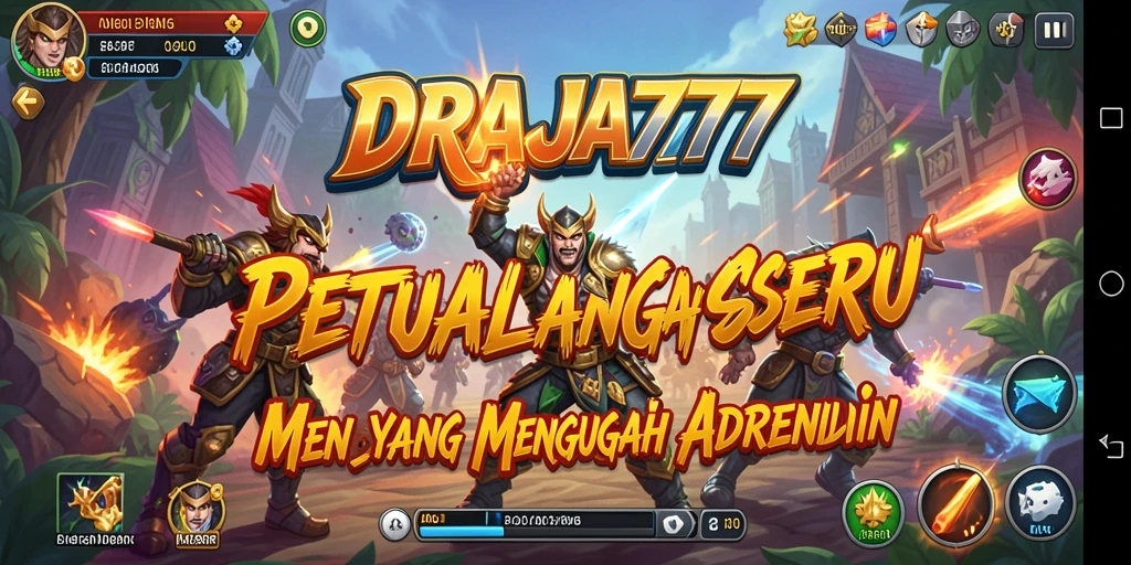 Gameplay mendebarkan dalam DRAJA777, penuh tantangan dan petualangan.