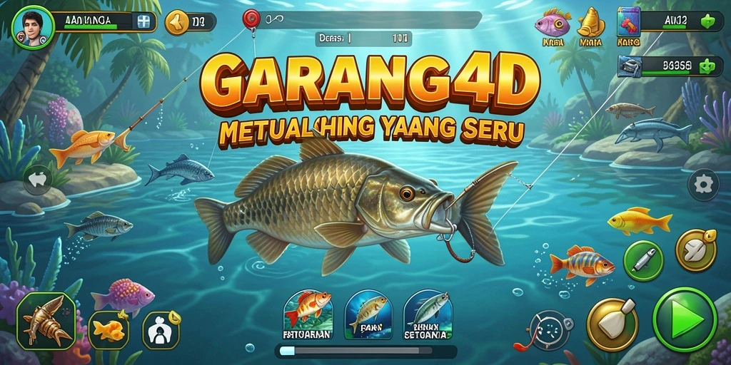 Tampilan gameplay GARANG4D yang menampilkan suasana memancing yang mempesona.