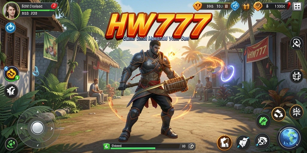 Tangkapan layar HW777 menampilkan gameplay menakjubkan dalam simulasi kehidupan.