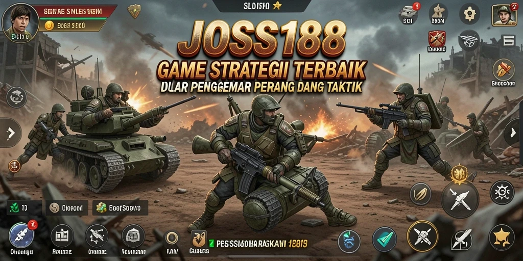 Tampilan gameplay JOSS188 dengan strategi yang mendebarkan dan intens.