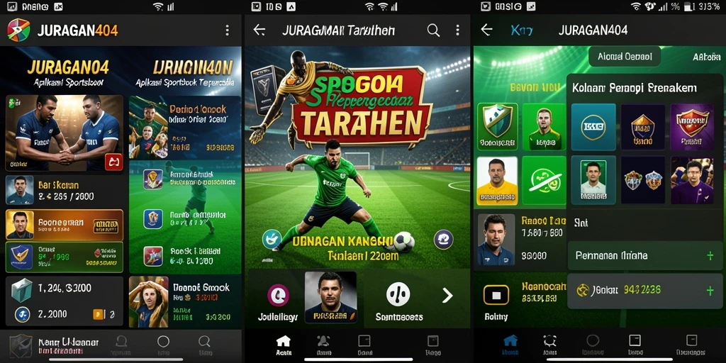 Screenshot utama JURAGAN404 menampilkan fitur taruhan olahraga yang menarik.