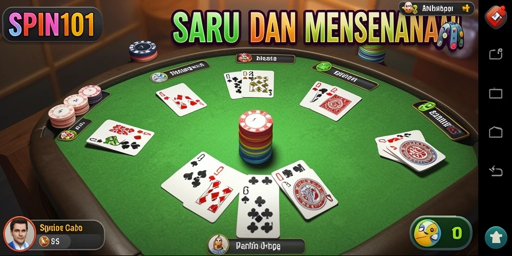 Tampilan gameplay Gaple yang seru dan interaktif.