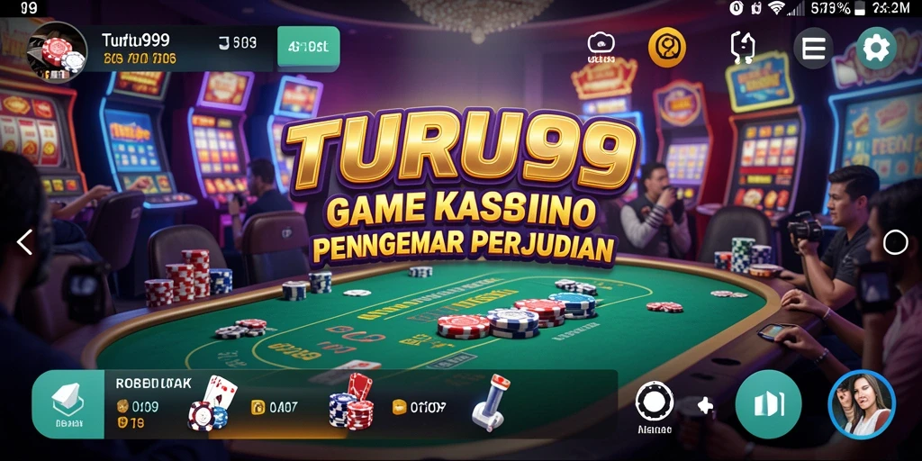 Tampilan gameplay Kasino TURU99 yang mengasyikkan dan interaktif.