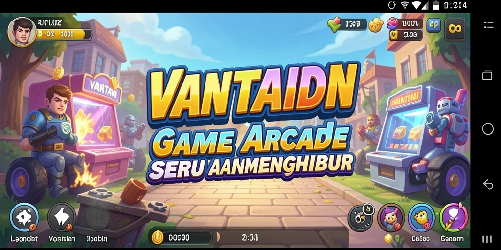 Screenshot VANTAIDN menampilkan aksi seru dari gameplay Arcade.